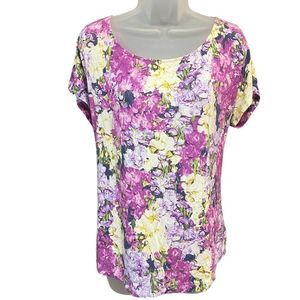 LIZ CLAIBORNE sz LARGE woman’s floral top